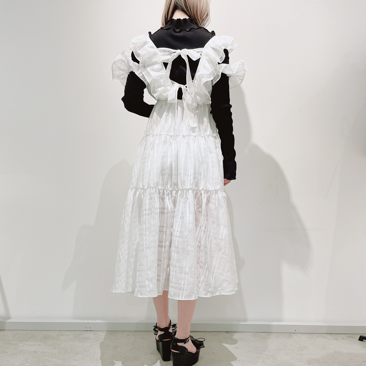 Lillilly フリンジワンピース 数量は多 Lillilly フリンジワンピース 数量は多