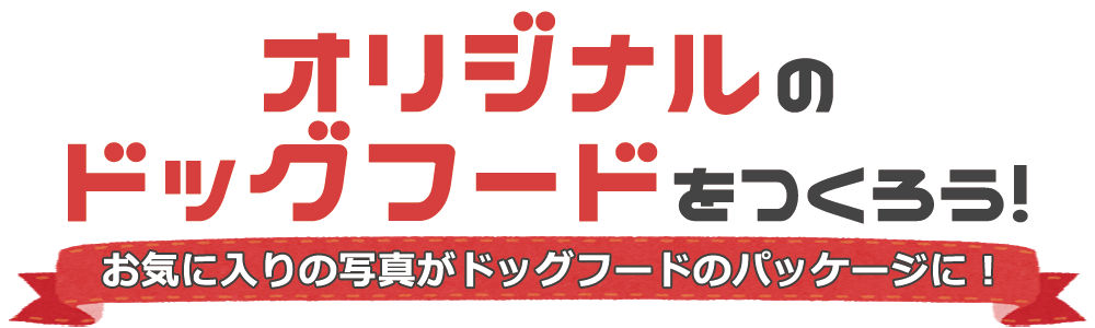 オリジナルのドッグフードをつくろう！