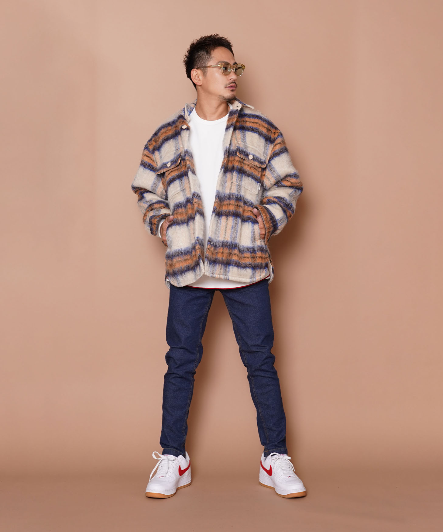 割引品 リルーム ウールビッグダブルブレステッドロングコート S
