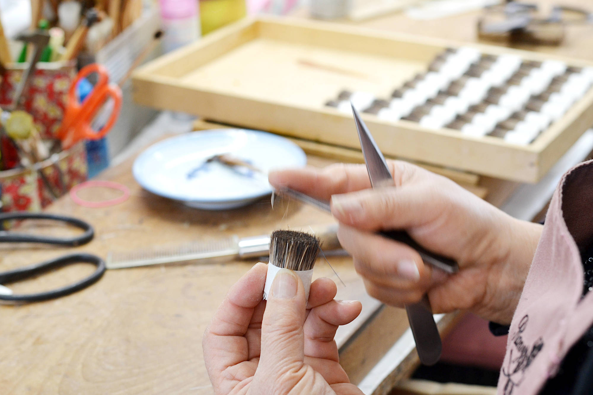 画筆 Japanese Art Brushs 松月堂ショップ 熊野筆 画筆 刷毛 Shougetsudo Kumano Fude