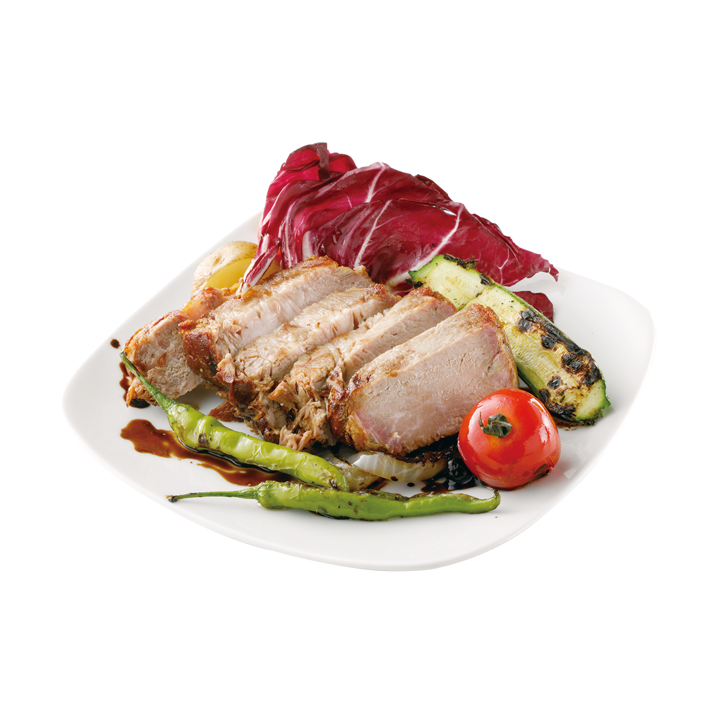 国産豚肩ロースの低温調理 100g 300g ピッツェリア スパーダ