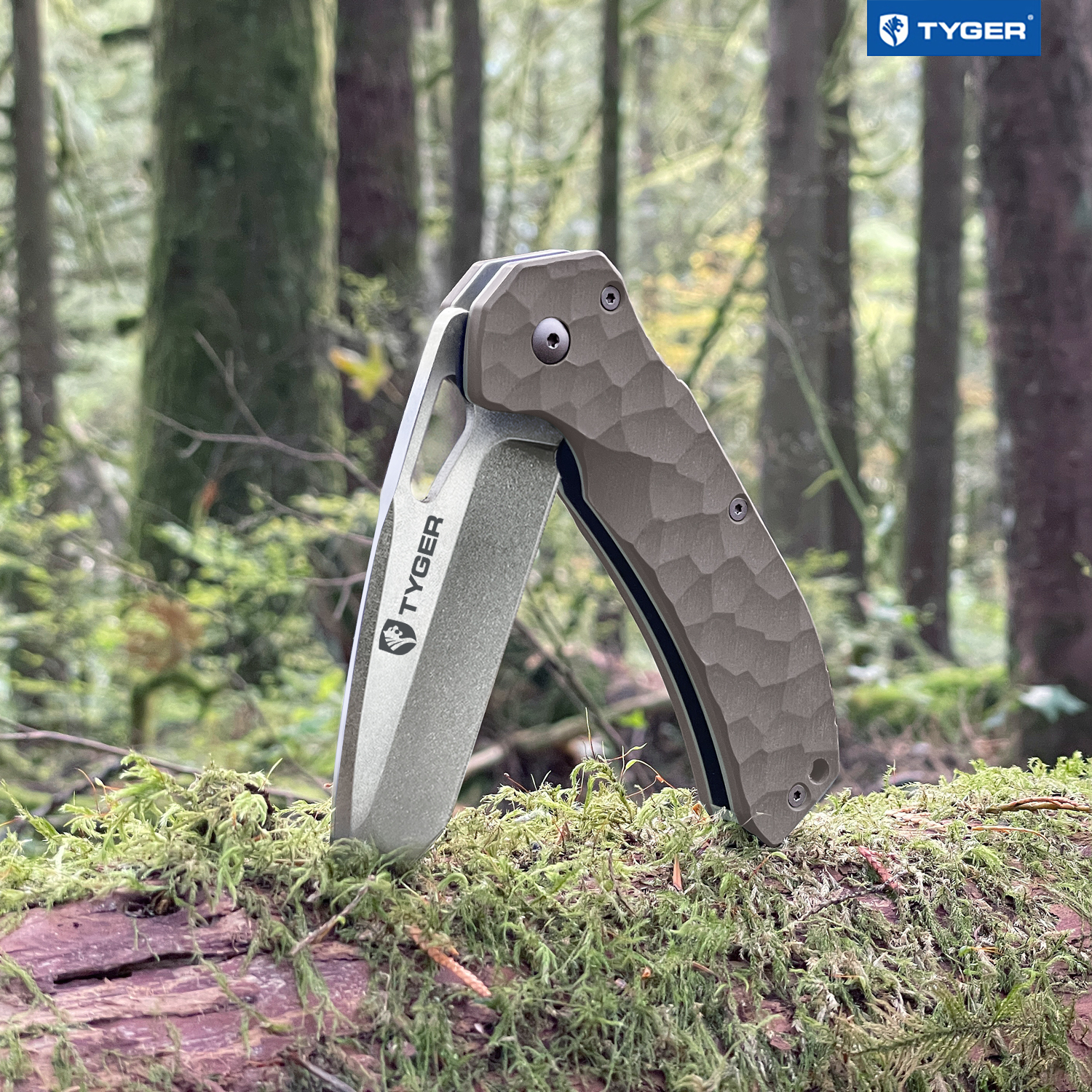 【TYGER K4 EDC Folding Pocket Knife TG-KF7A2227】