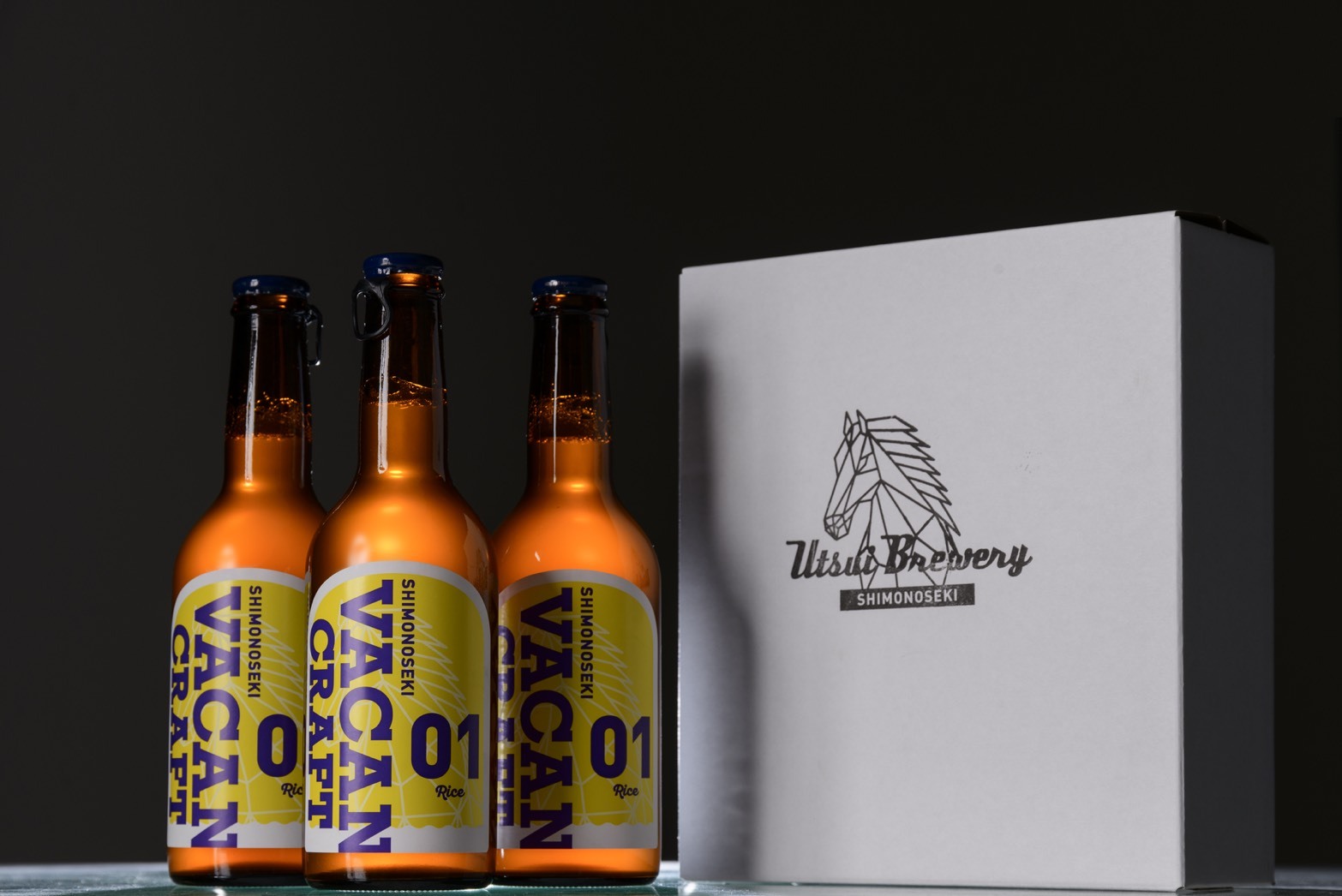 山口県下関市内日で採れた「こしひかり」を使用したRiceAle　