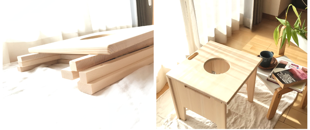 癒の家 Yuno Ie よもぎ蒸し ハーブ蒸し専用椅子ハンドメイド