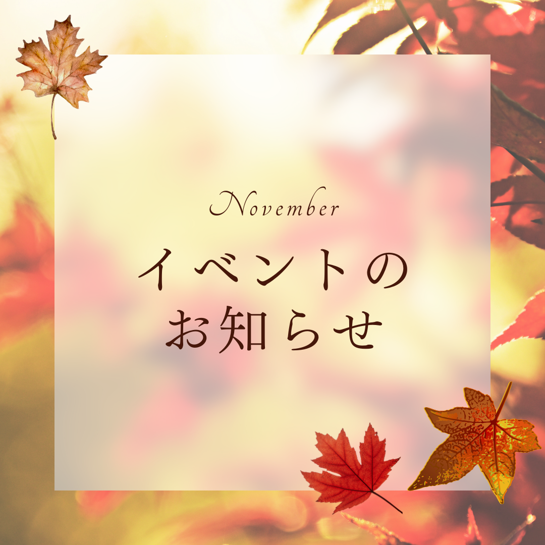 11月イベント予定