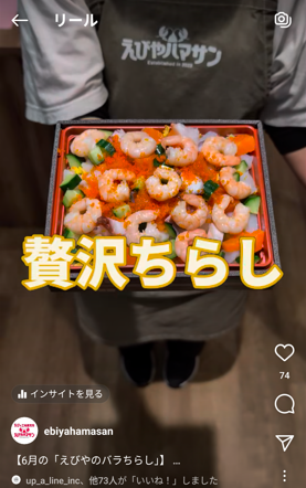 6月の「えびやのバラちらし」