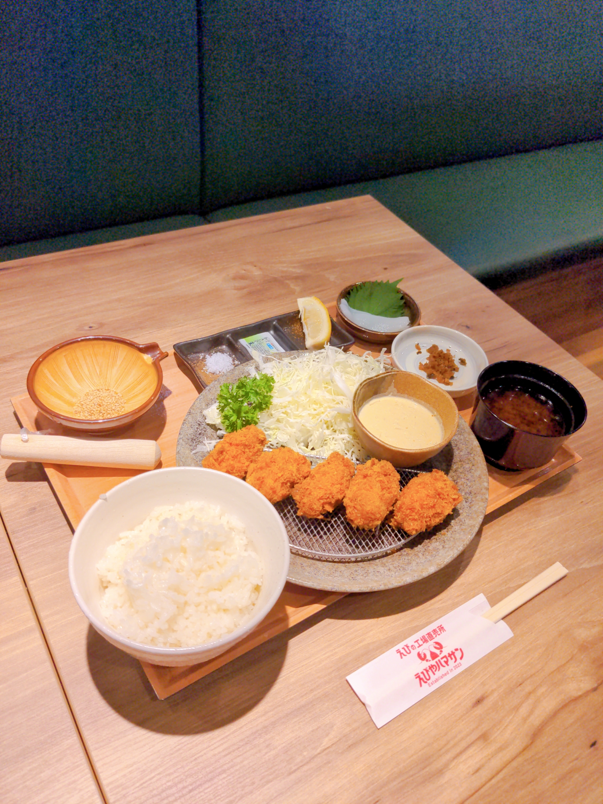 2023/9/20　秋の真打【三重県産かきフライ定食】販売開始！！