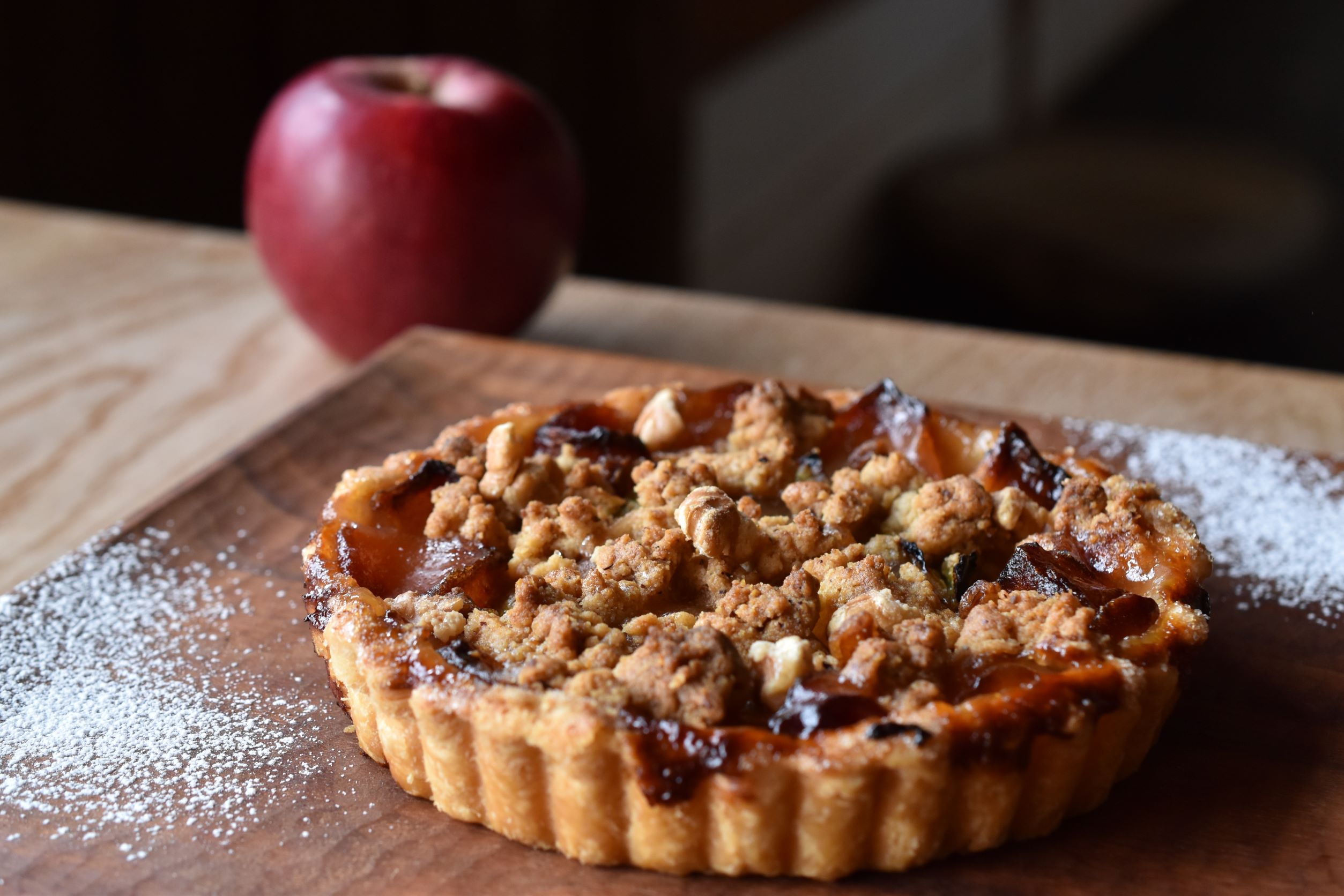 田舎風りんごのタルト