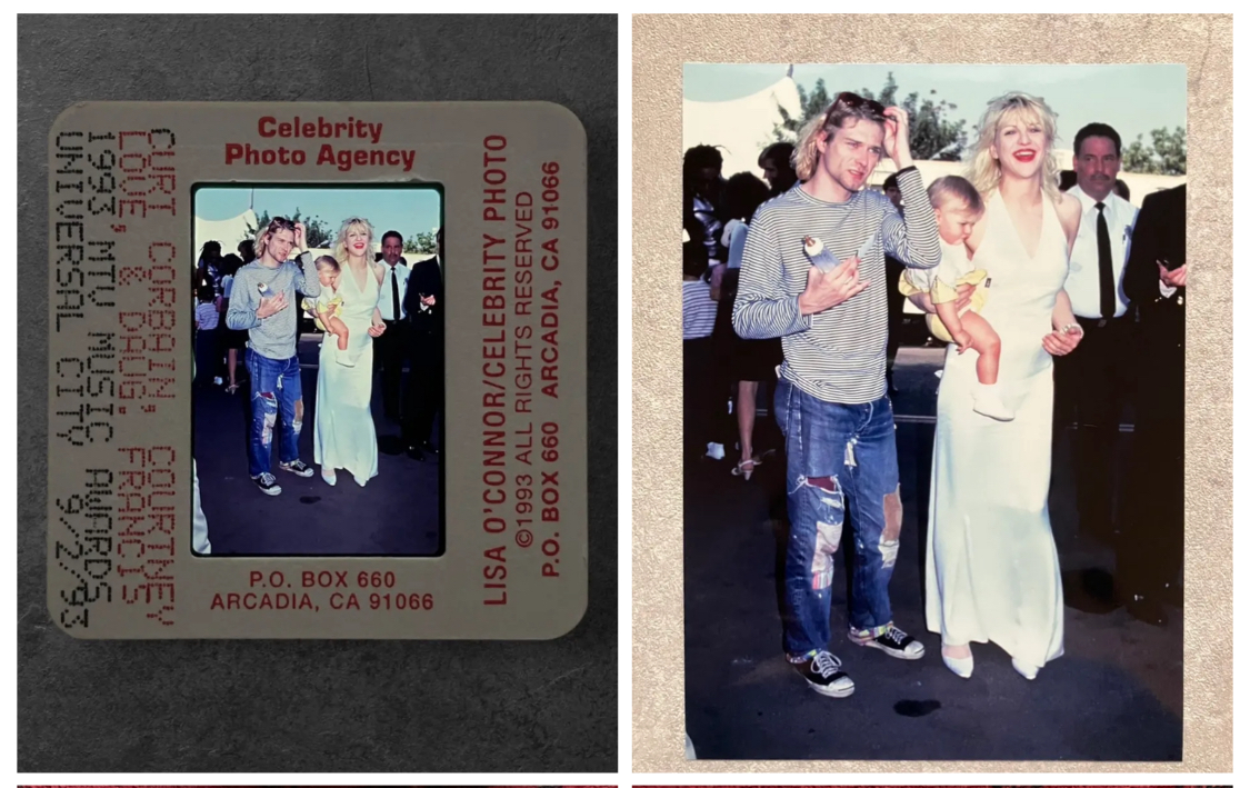 1993「Kurt Cobain and Courtney Love」Nirvana/ Slide