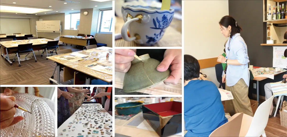 出張金継ぎワークショップ承ります