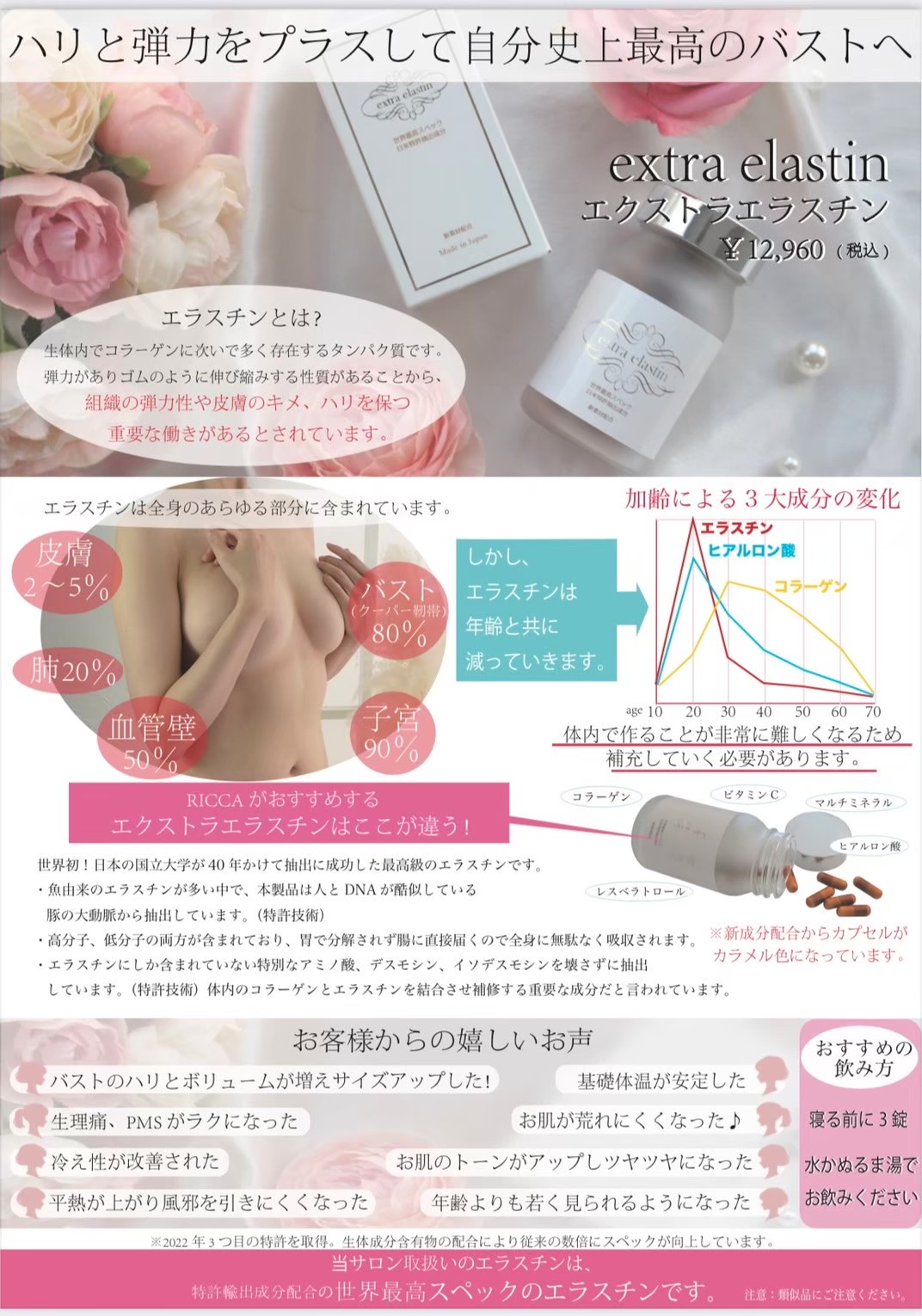 身体の中身が変わればバストはふんわりする！