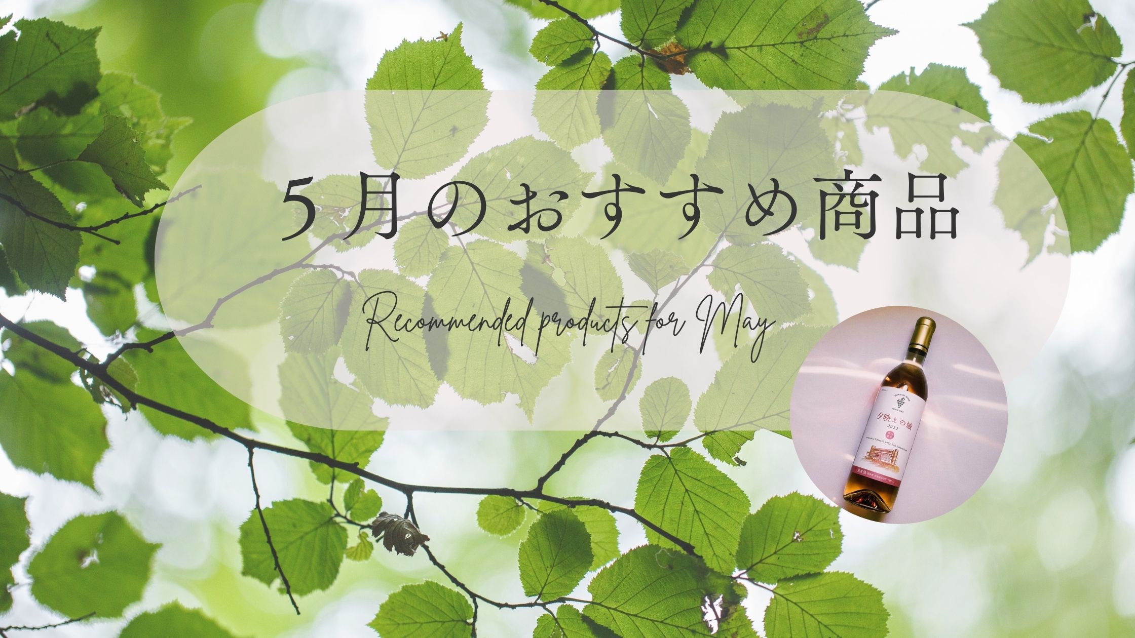 5月のおすすめ商品🌞