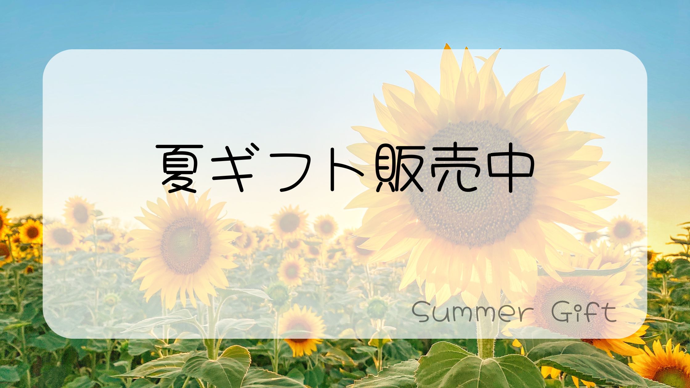 ワイン城オリジナル夏ギフト販売します🌻
