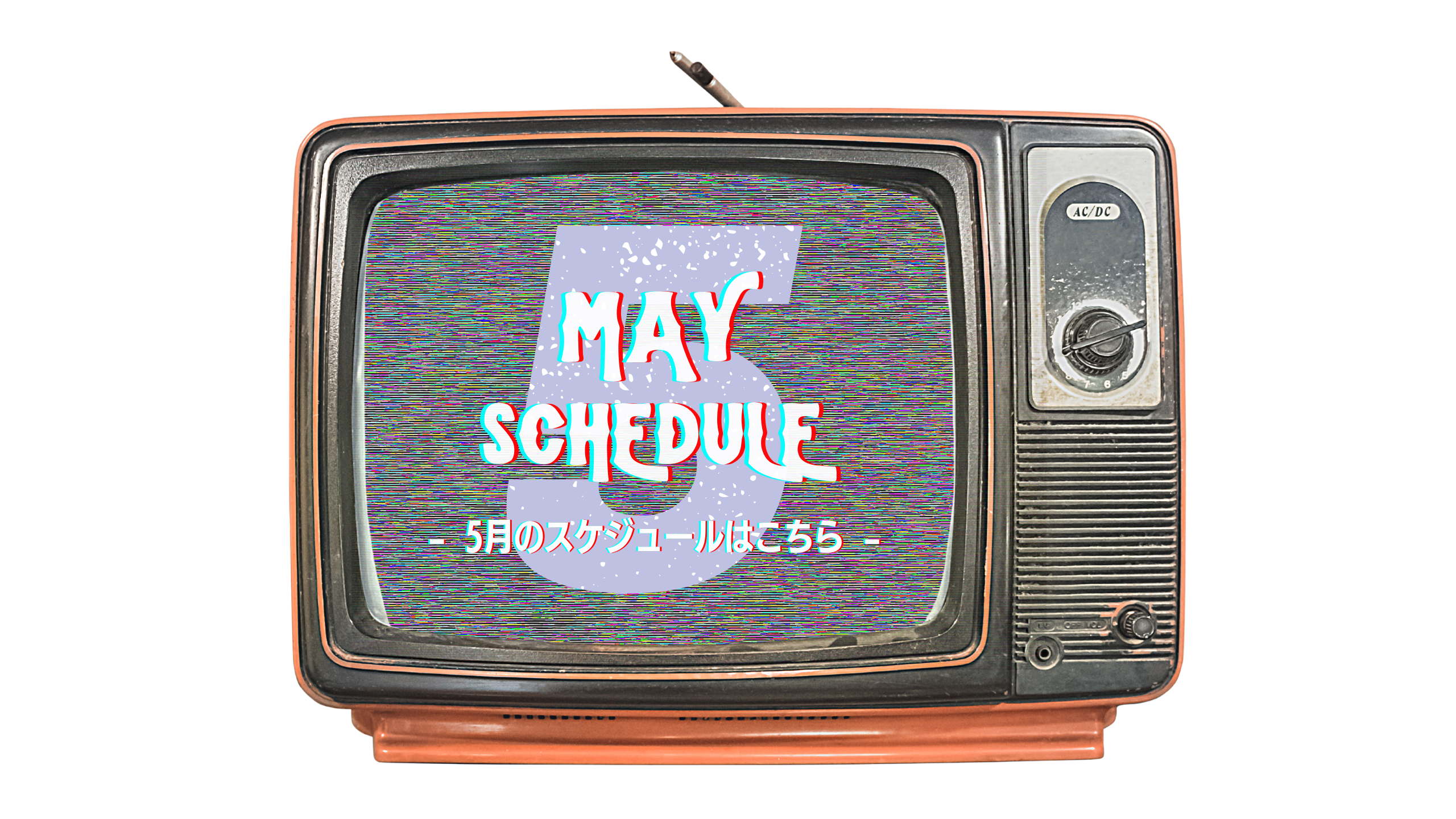 2026年5月のスケジュール