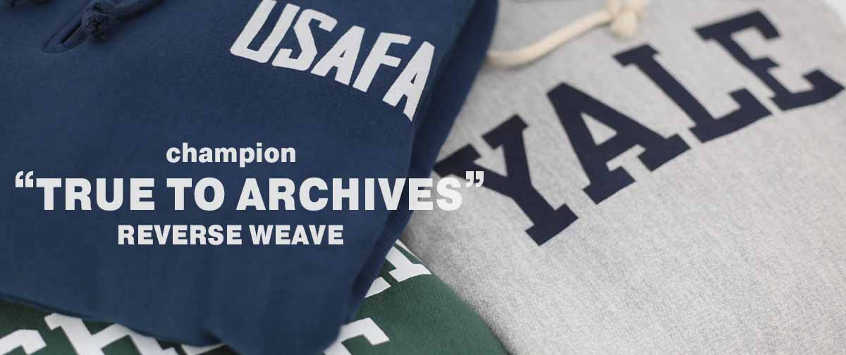 Champion "TRUE TO ARCHIVES” 本日入荷！！