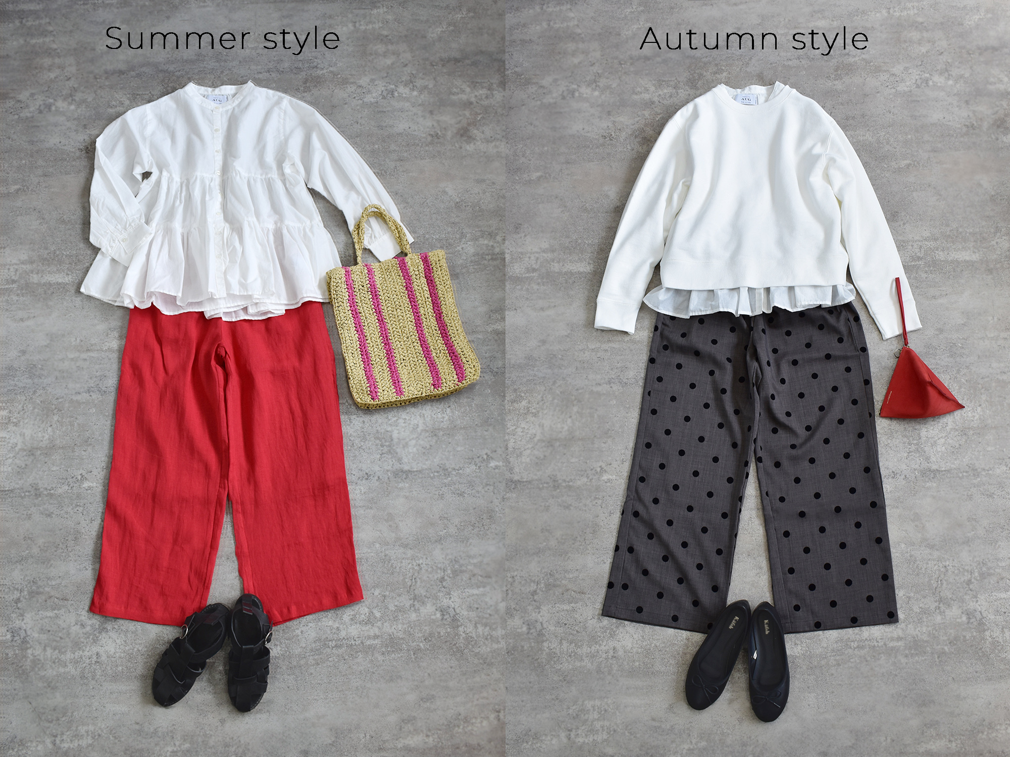 「SALE 今から買うならコレ。―秋まで使える夏服で着回しコーデ」