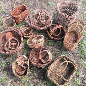 野に在るものでカゴを編んでいます。北海道の森や林から生まれるカゴ。あなたの部屋に、森のおすそ分けを。