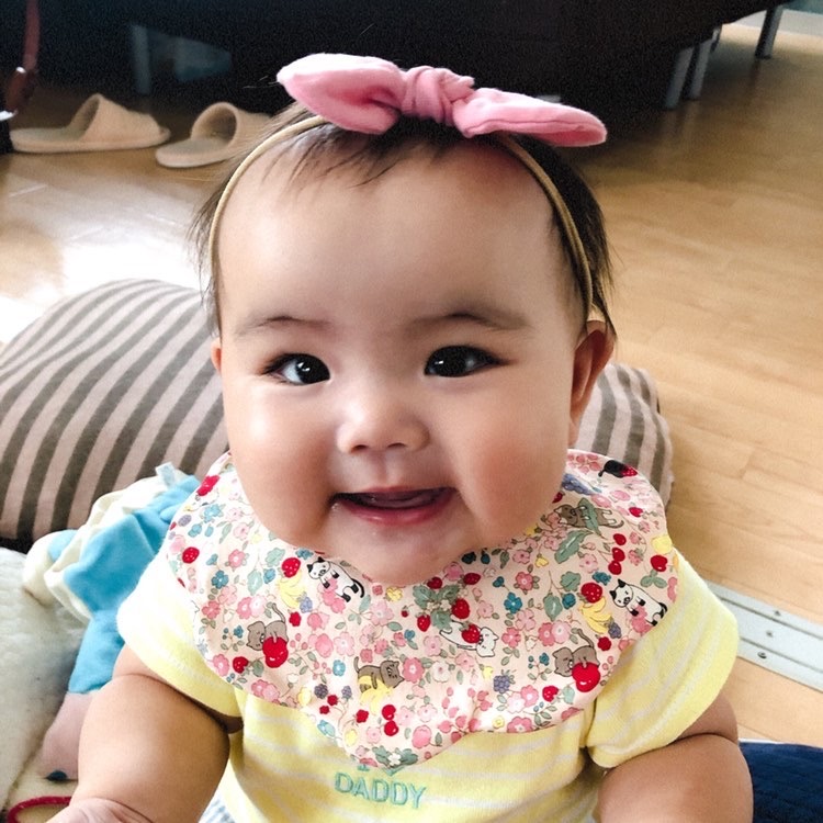 ヘアバンド 着用写真