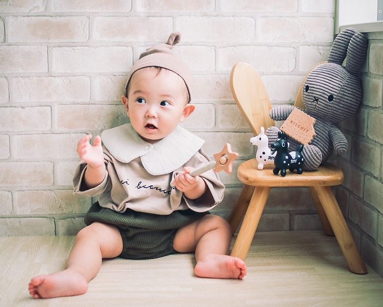 つけ襟スタイ 着用写真