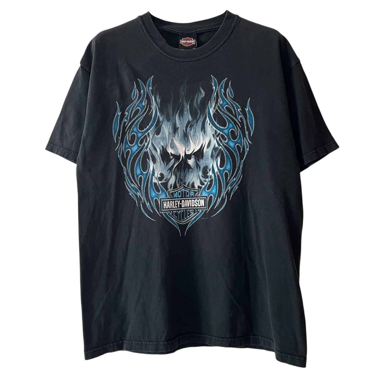 【人気】０0s Harley Davidson Blue Flame ヴィンテージTシャツが入荷！！