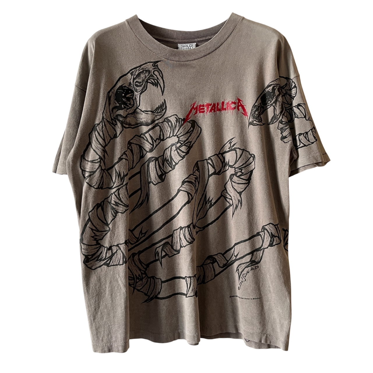 【入荷】 90s Metallica Pushead Snake AOP ヴィンテージTシャツ！！
