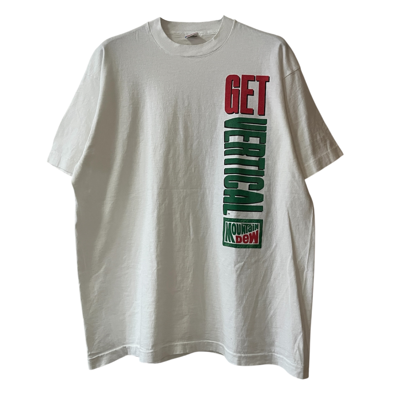 【入荷】 90s Mountain Dew Get Vertical ヴィンテージ企業Tシャツ!!