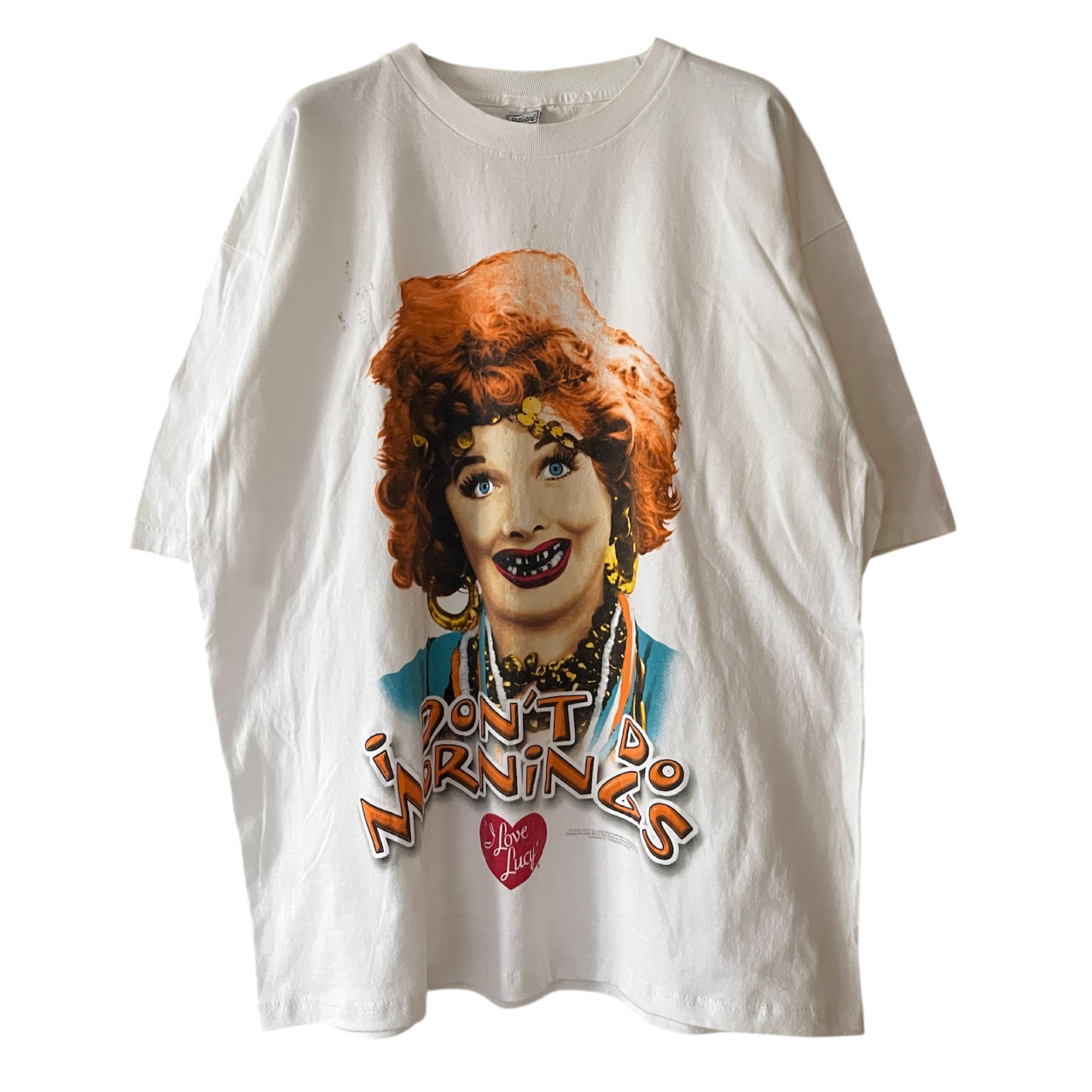 【入荷】 I Love Lucy I Don't Do Mornings ヴィンテージTシャツ！！