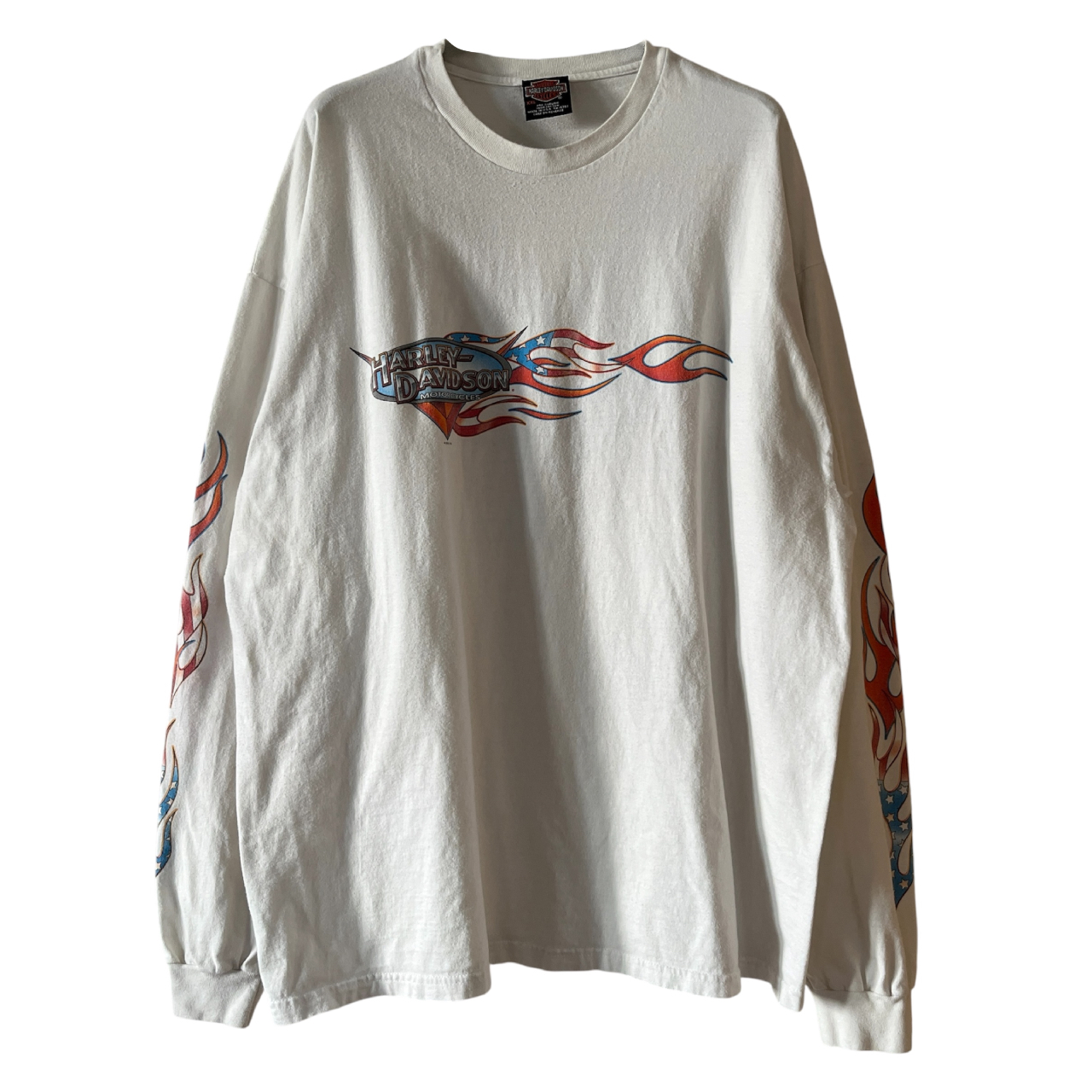 【入荷】 00s Harley Davidson Flag Flame ヴィンテージTシャツ!!