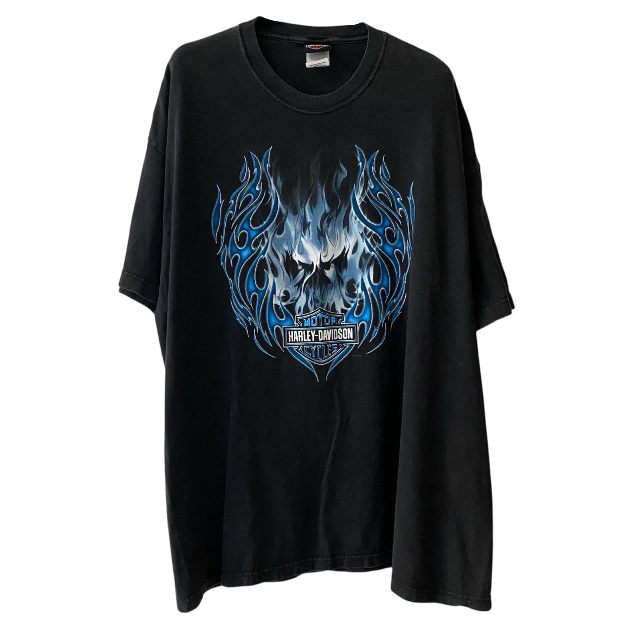 【入荷】 00s Harley Davidson Blue Flame ヴィンテージTシャツ！！