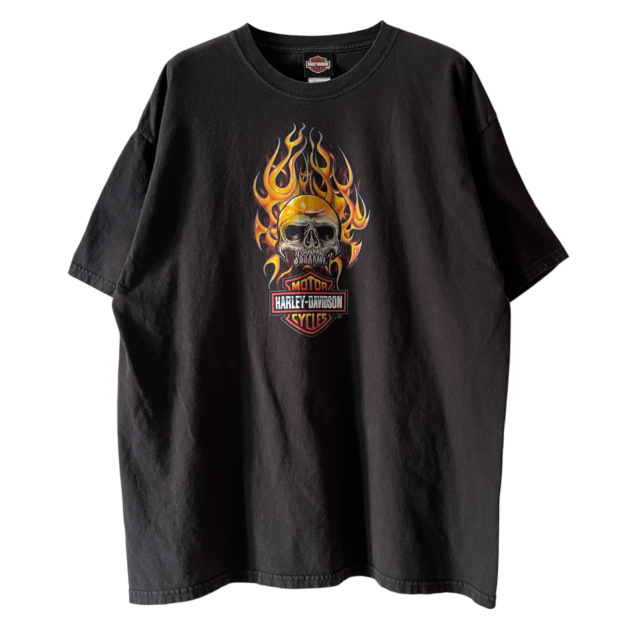 【入荷】 00s Harley Davidson Skull Flame ヴィンテージTシャツ!!