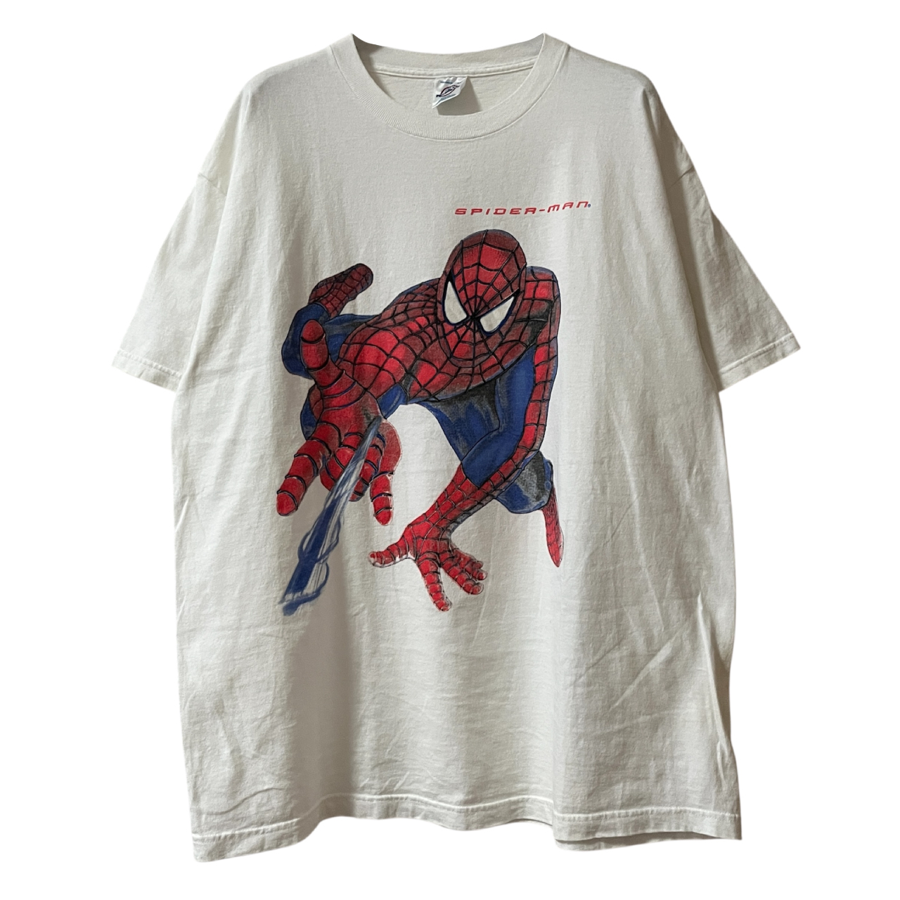 【入荷】 Y2K Spider-Man Web Shooting ヴィンテージTシャツ！！