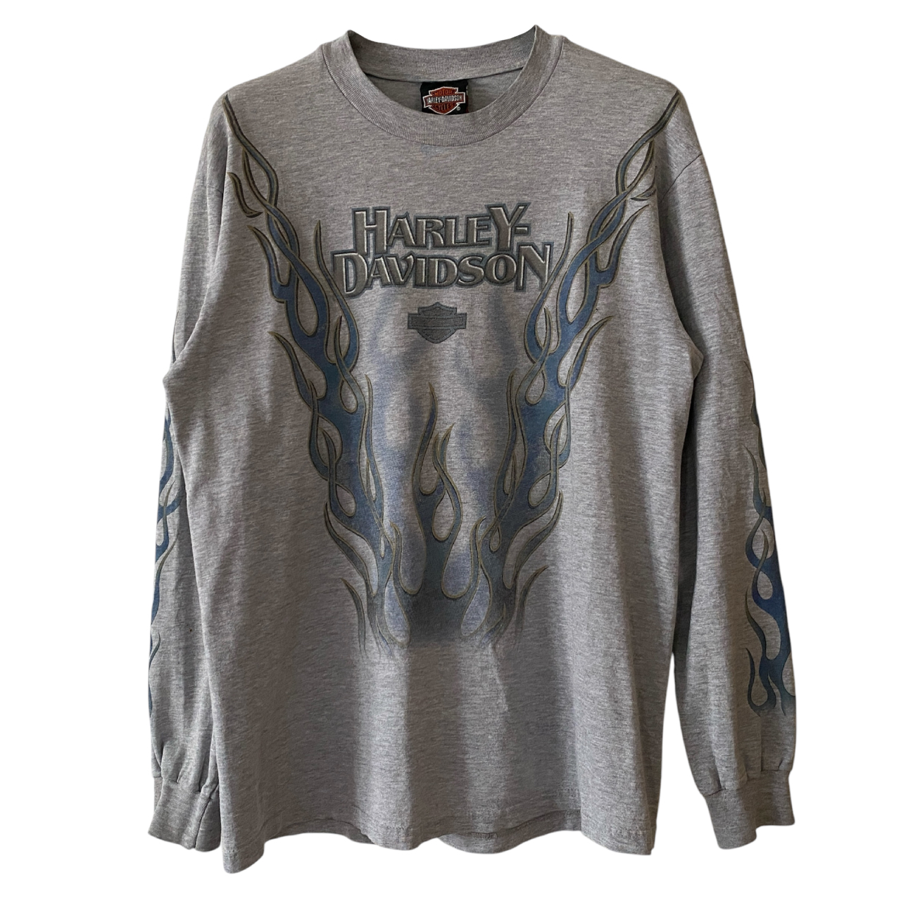【大人気】 Harley Davidson Blue Flame ロングスリーブTシャツが入荷！！