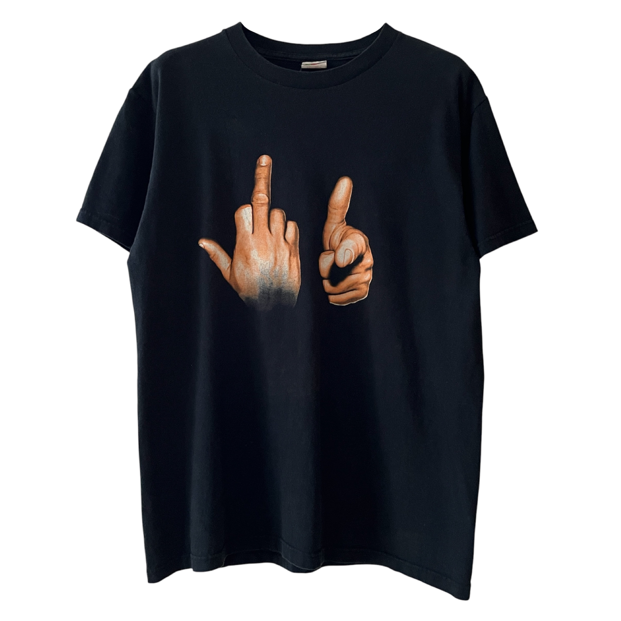 【入荷】 Y2K Fuck You Hand Sign ヴィンテージTシャツ!!