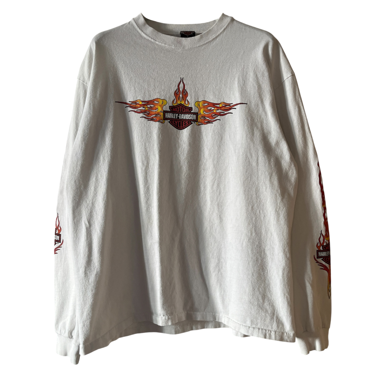 【入荷】 00s Harley Davidson Flame Emblem ヴィンテージTシャツ!!