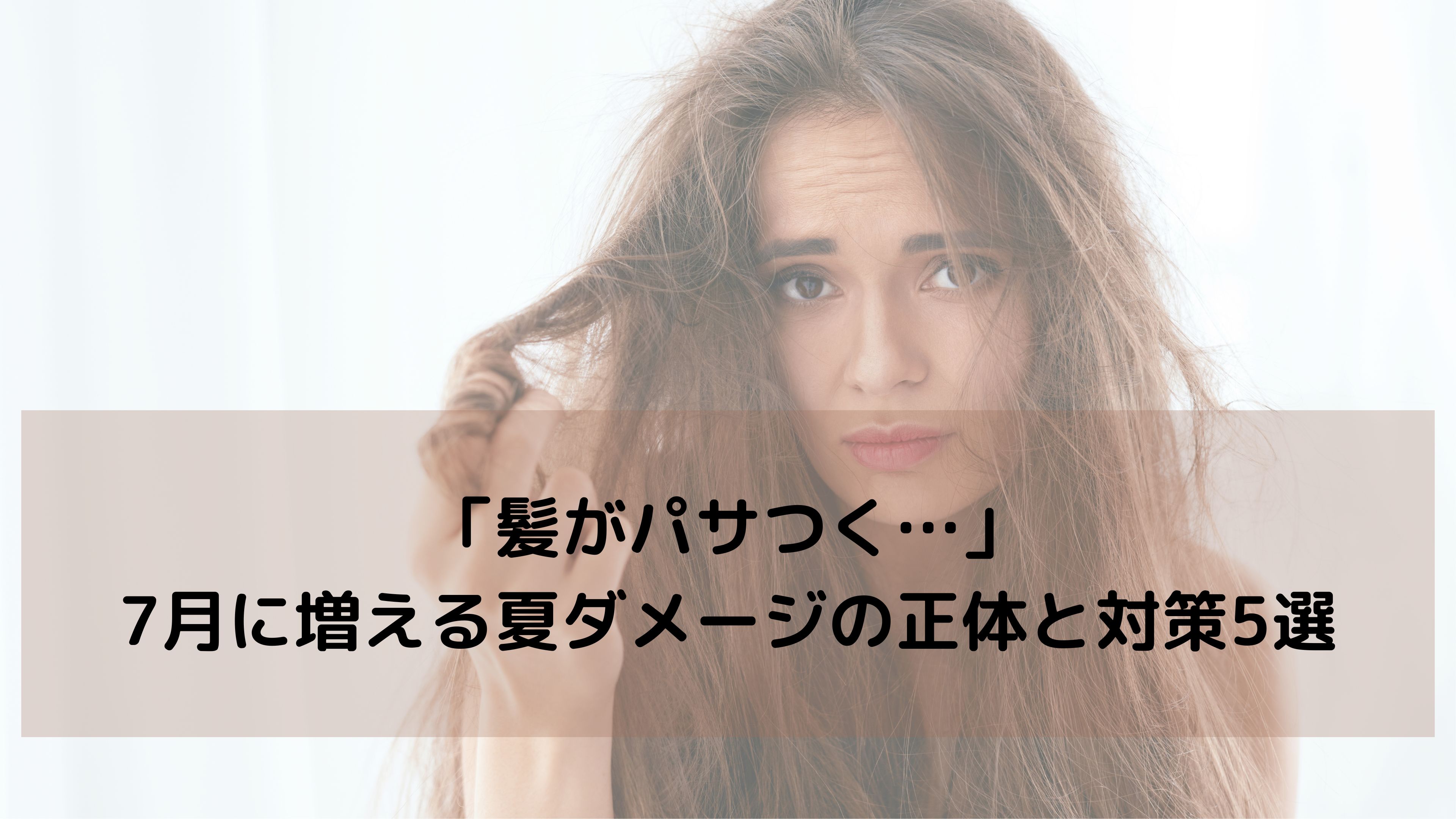 【7月の髪トラブル対策】BASEユーザーさんへ。夏本番前に読んでおきたい、プロのアドバイス
