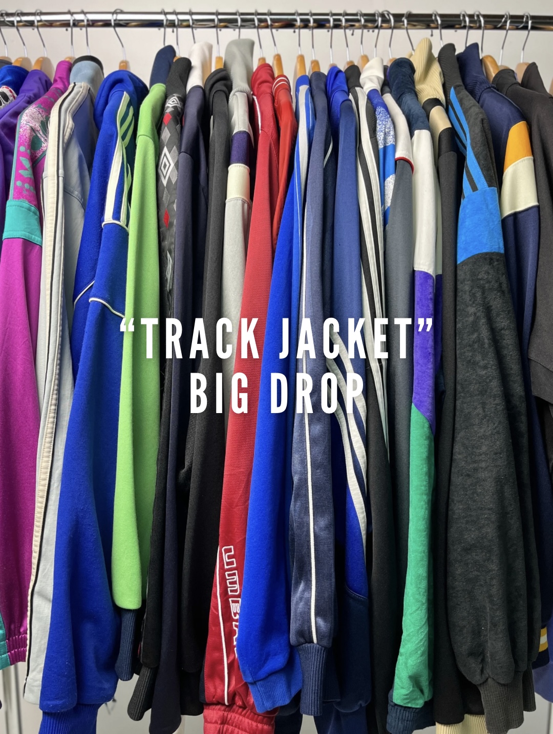 track  jacket big drop 2/22(木)20:00販売開始