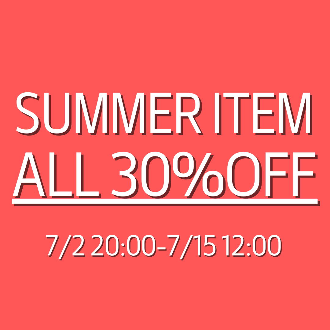 SUMMER SALE開催!!!夏物全品30%OFF!!!