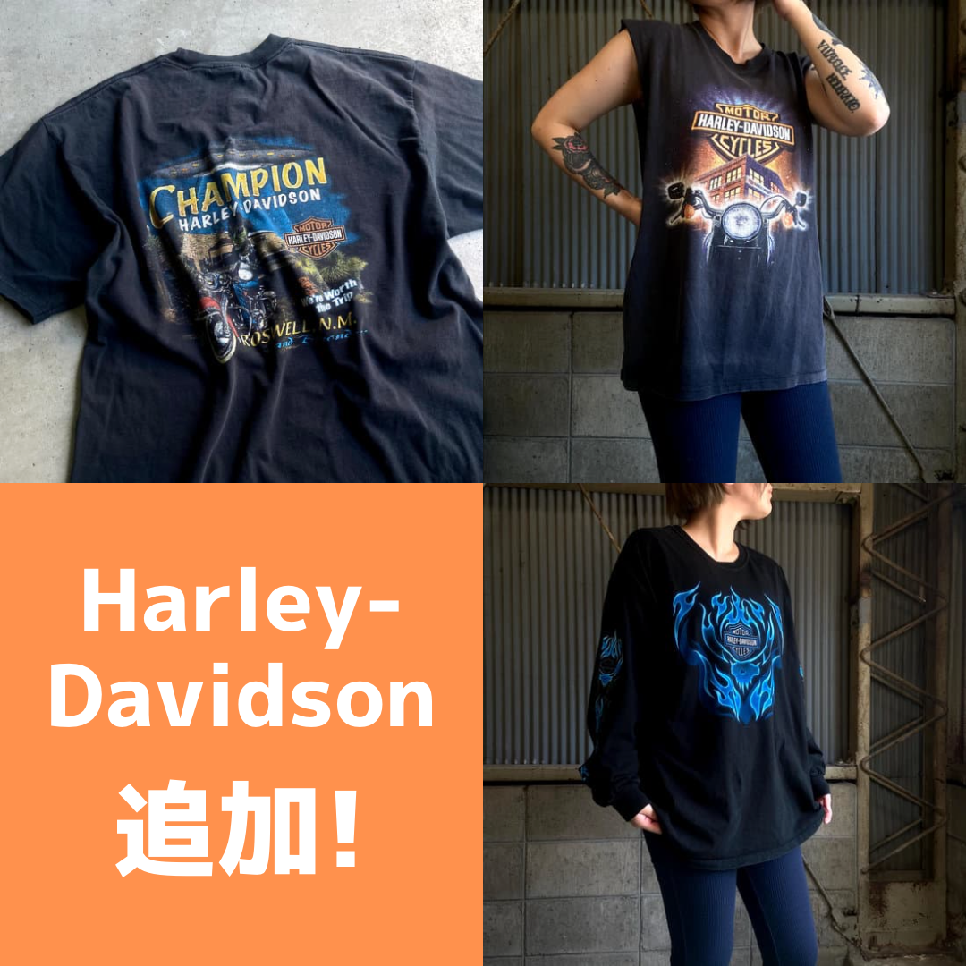 Harley-Davidson Tee 追加してます