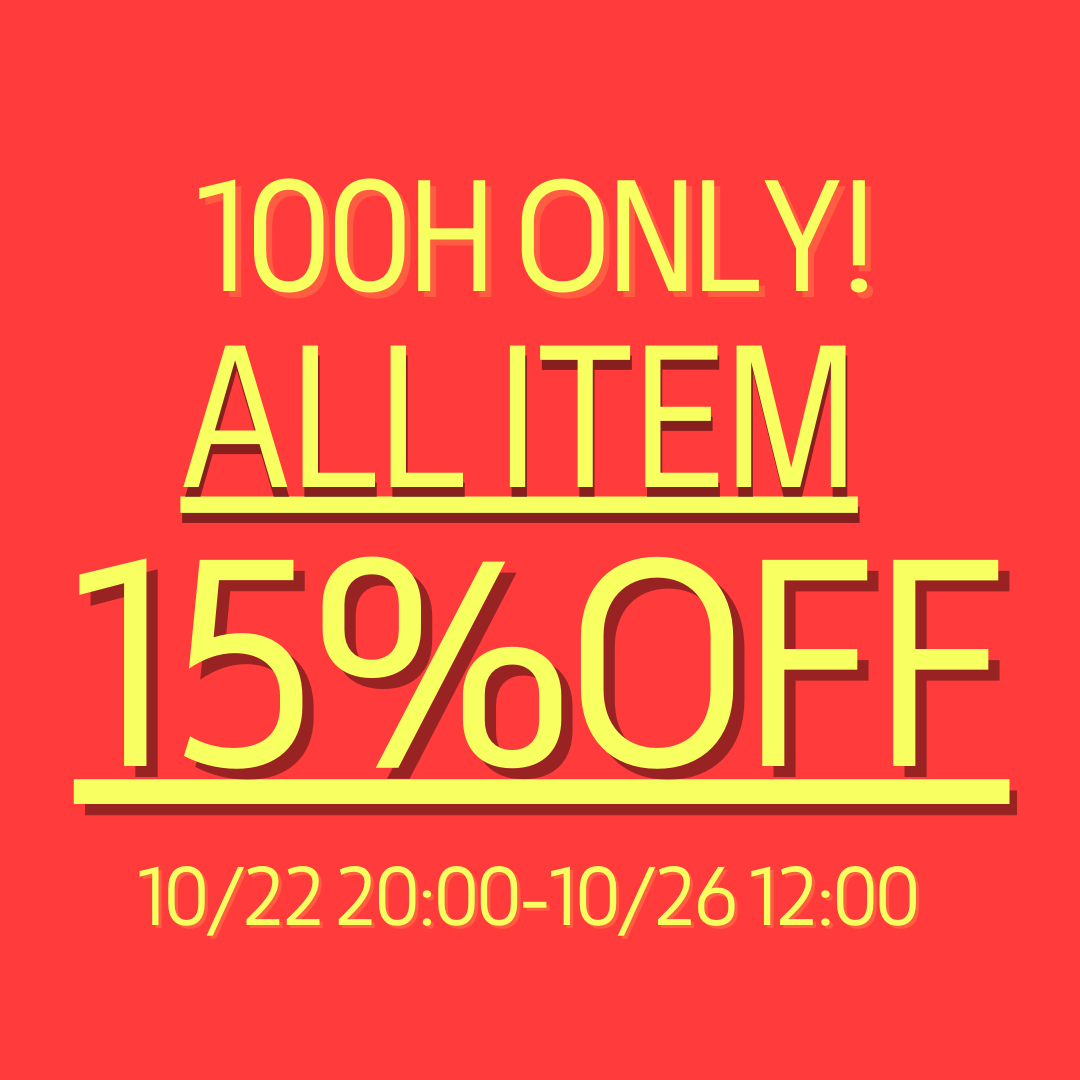 100時間限定!!!ALL15%OFF開催!!! 《10/22 20:00～10/26 12:00》