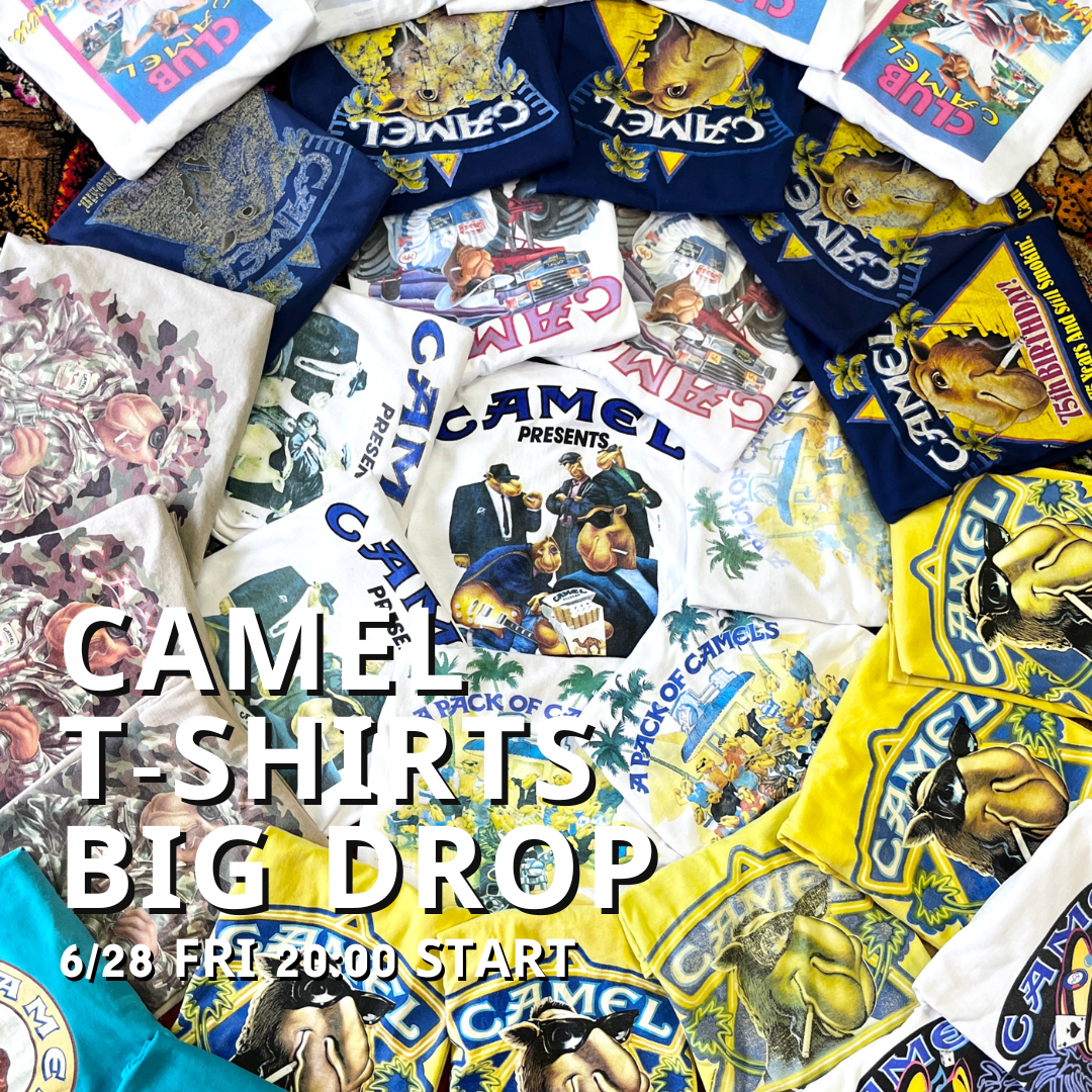 CAMEL T-SHIRTS 大量入荷!!