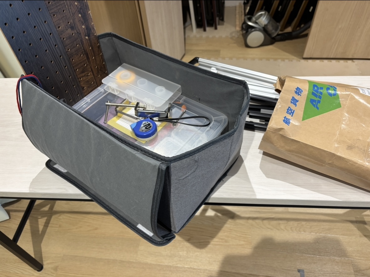 新什器お試しちう！