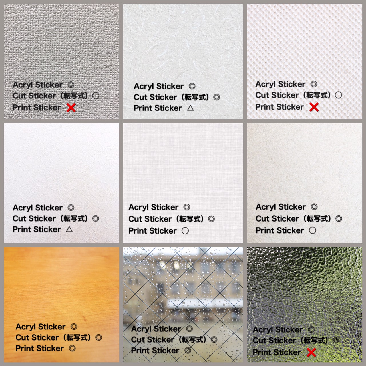 使用可能な壁の素材について!