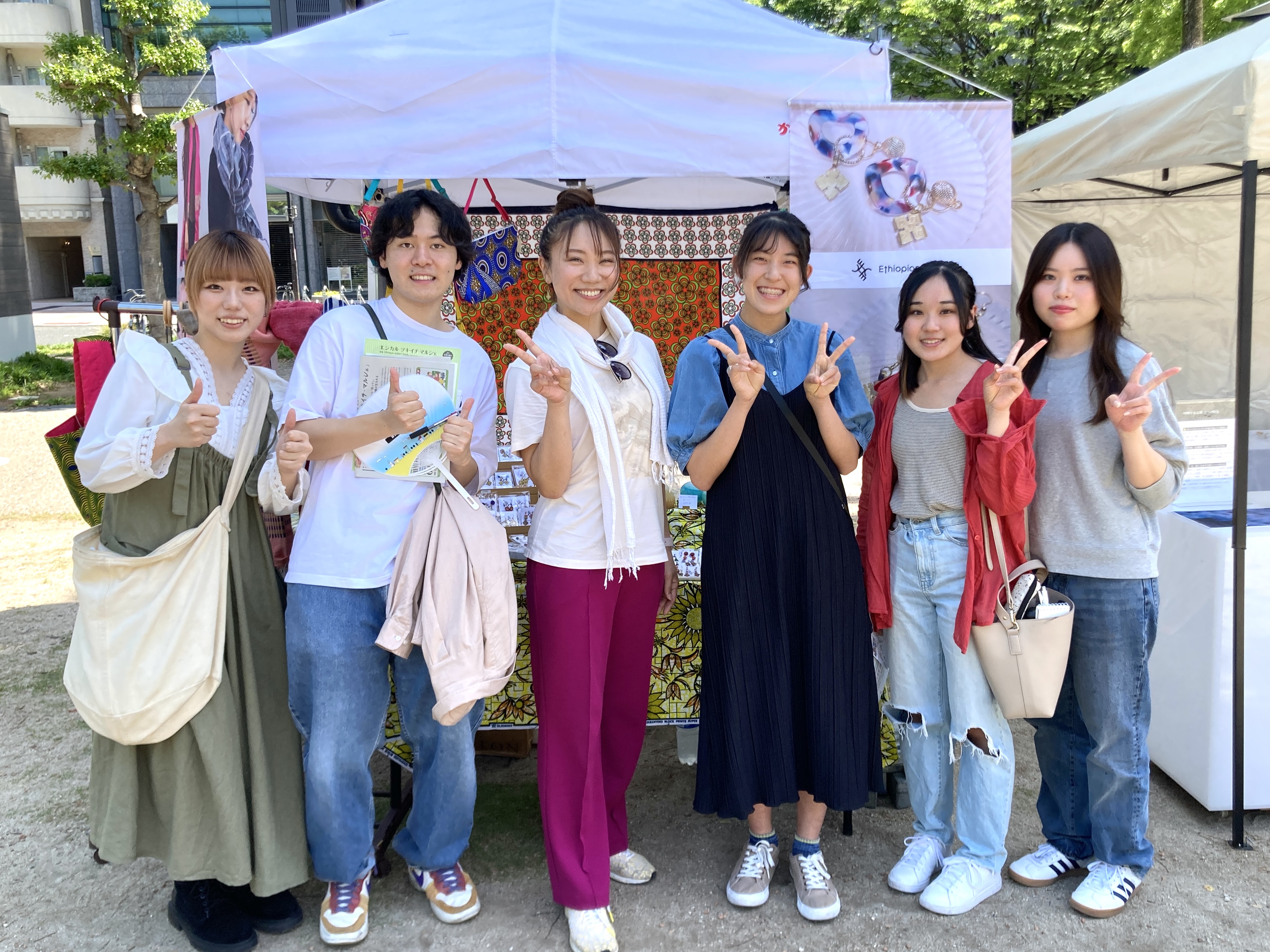 2024.5.4　世界フェアトレードデー・なごやに出店しました