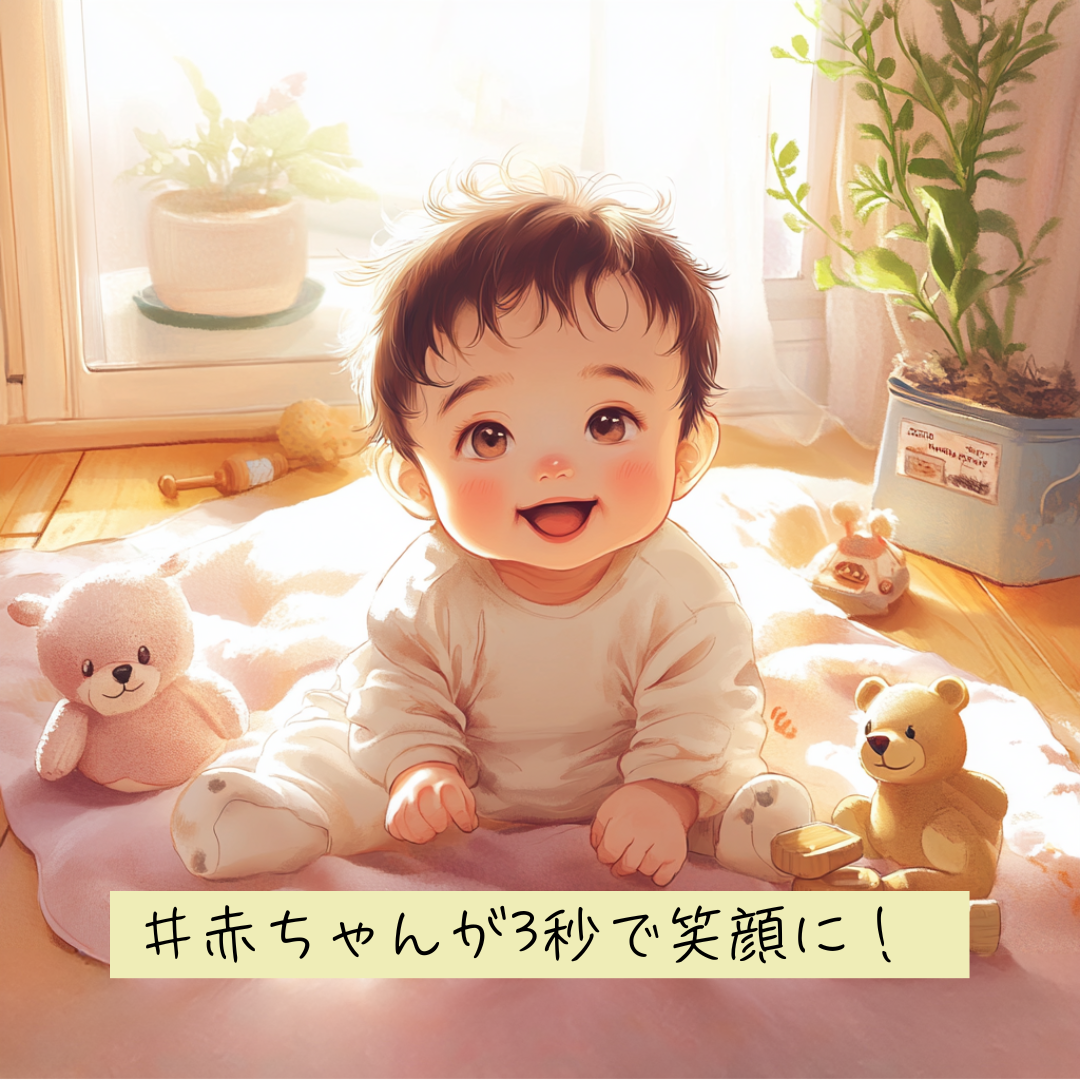 泣き止まない赤ちゃんが3秒で笑顔に！魔法の裏ワザ