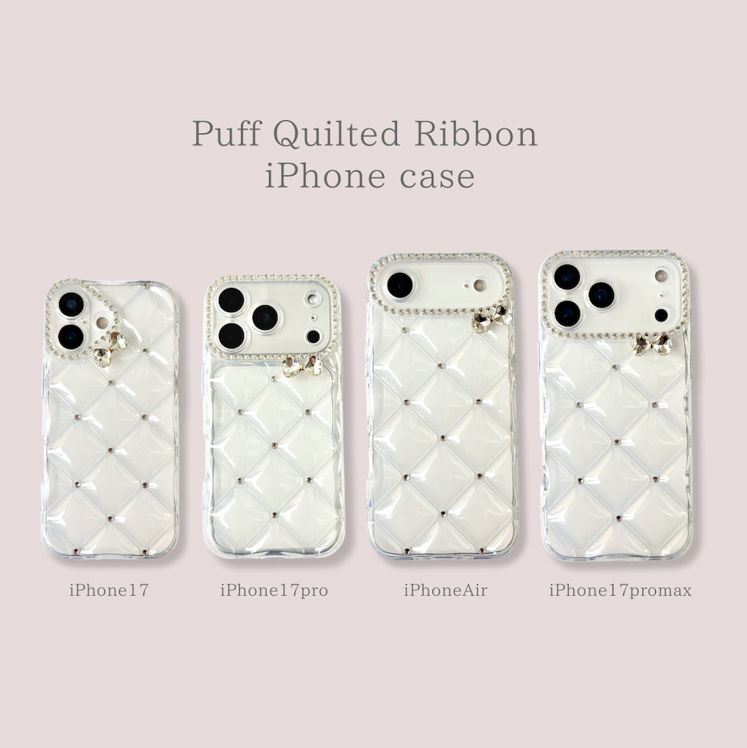 〈 🗞️〉 iPhone17シリーズ販売開始｜パフキルテッドリボンiPhoneケース