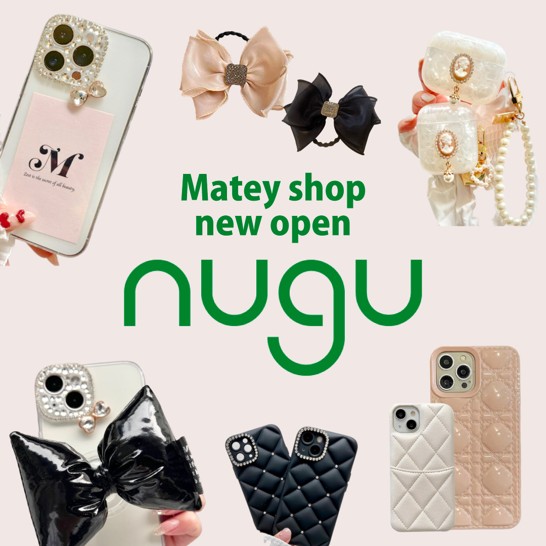 大人気「nugu（ヌグ）」 にMatey store OPEN！ALL 10%OFFキャンペーン中♡