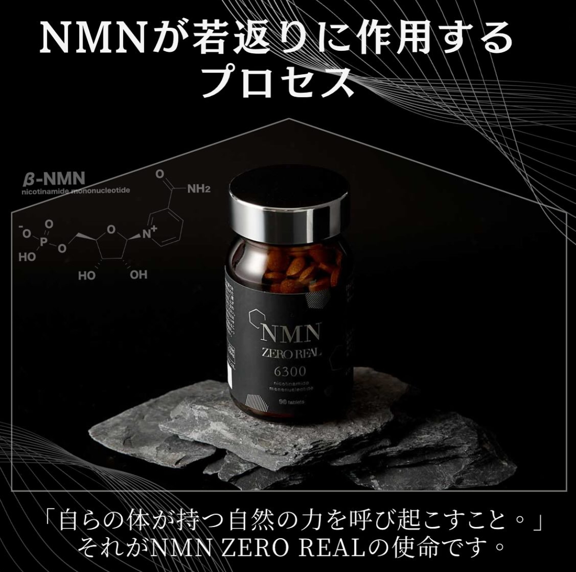NMNゼロリアル【高性能サプリ】 世界が最も注目する抗老化成分NMN