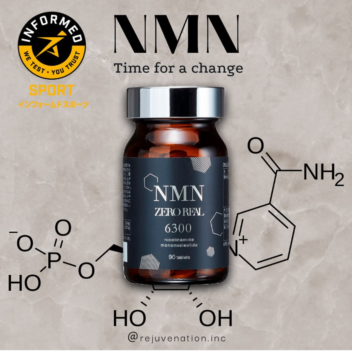 NMNゼロリアル 【高性能サプリ】世界が最も注目する抗老化成分NMN