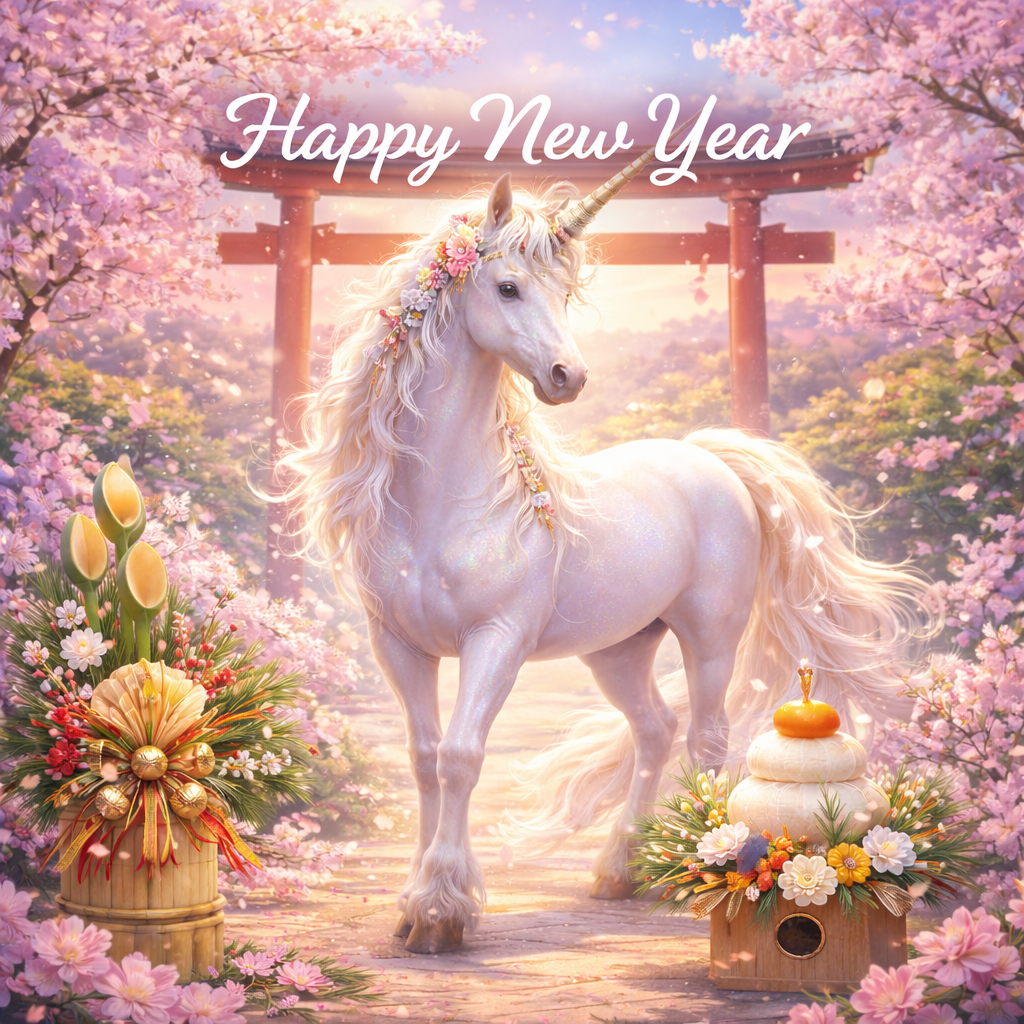 明けましておめでとうございます（期間限定・開運画像プレゼントあり）