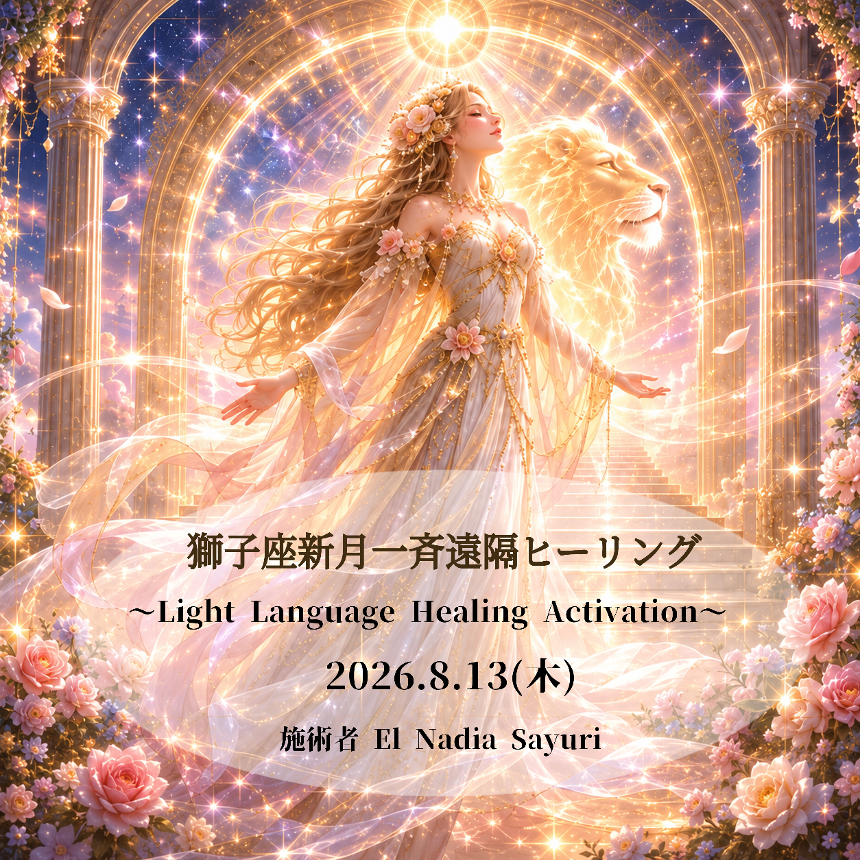 獅子座♌️新月一斉遠隔ヒーリング